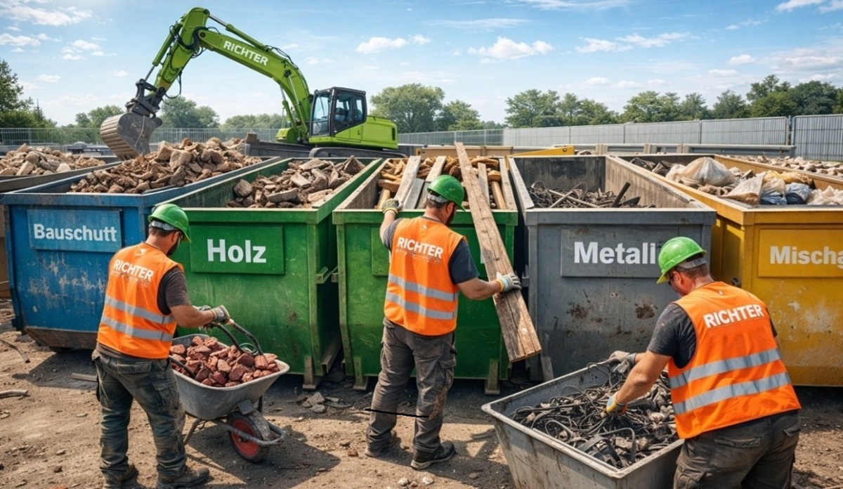 Trennung Baustoffe Abbruch Hamburg Recycling