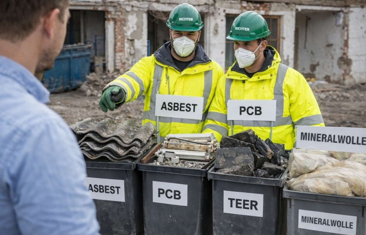 Trennung schadstoffhaltiger Materialien Hamburg