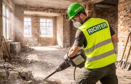 Richter Hamburg Baustelle Abbrucharbeiten